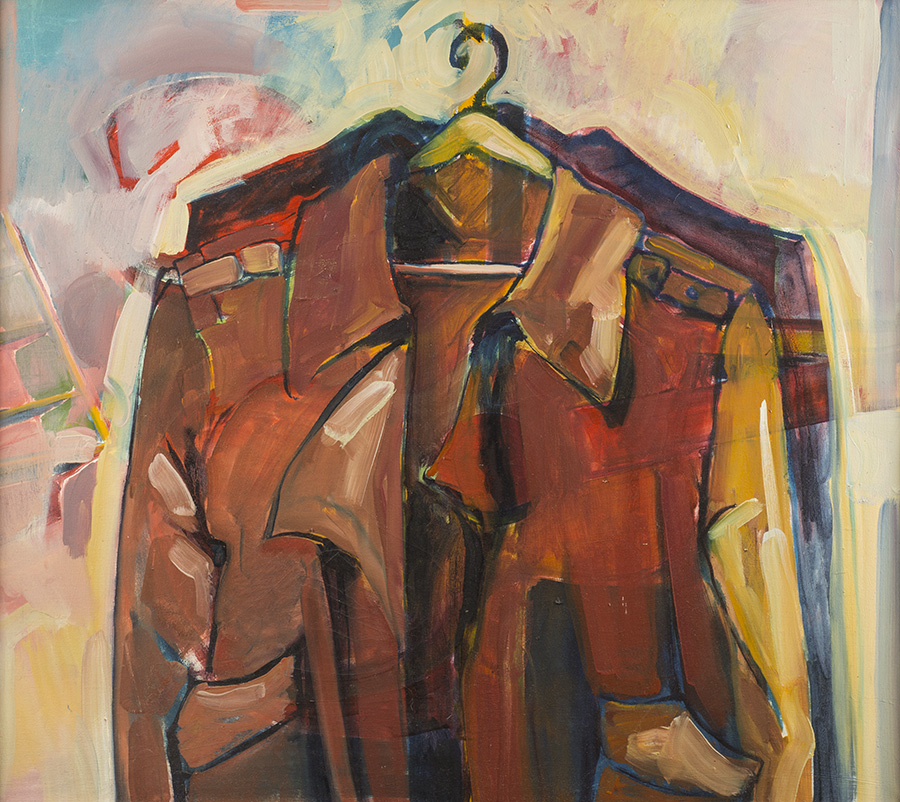 Web-OldCoat Famous Red Raincoat, 26 x 32" 1987